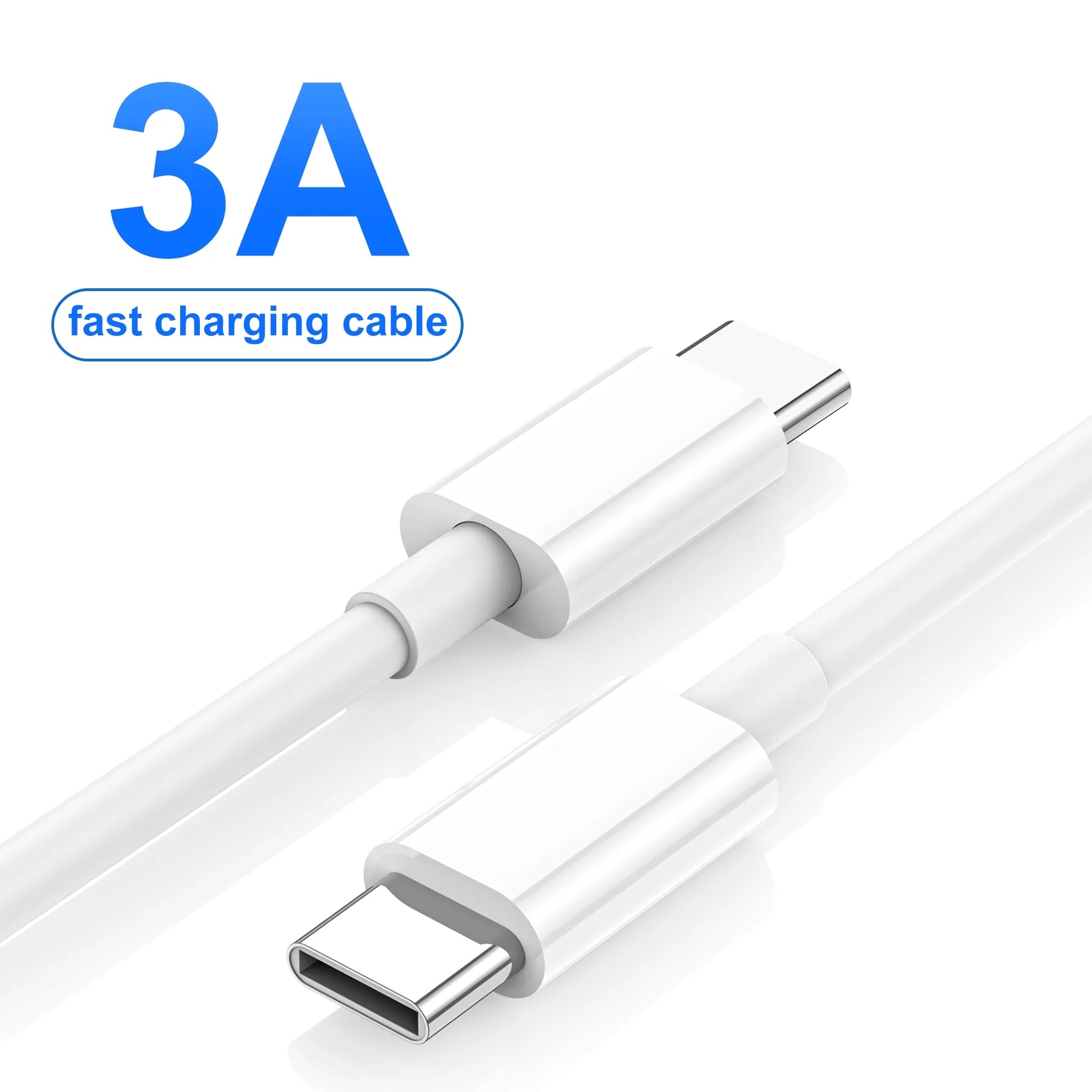 Iphone 15 Charger, Perfect Length White 6Ft 3 Pack USB C to USB C Fast Charging Cable for Iphone 15/Ipad/Samsung Galaxy